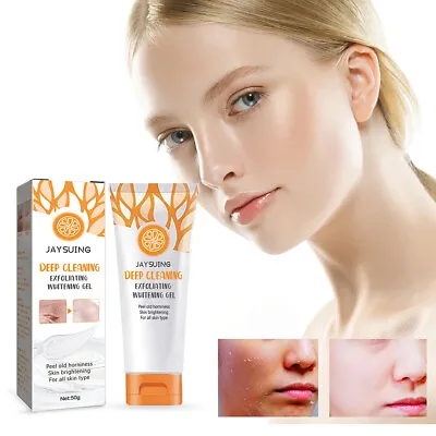 50ml New Orange Exfoliating Whitening Gel Scrub Face Body Brigtening Skin ✅ • £6.33