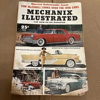 Mechanix Illustrated Magazine November 1955 Belvedere Catalina MG Continental • $3