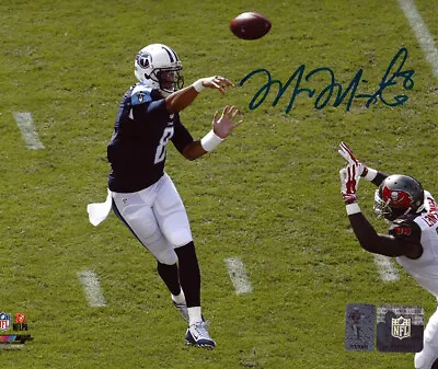 Marcus Mariota Autographed 8x10 Photo Tennessee Titans First Game Mm Holo 94938 • $39