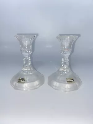 Mikasa Crystal Candlesticks 5 Inches • $12