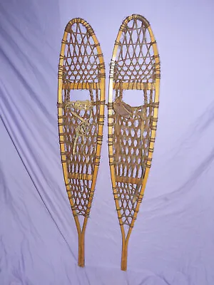 Vintage Antique Snowshoes Northwoods Made In Canada 56  X 10  Safesport Denver • $159