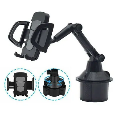 Universal Car Mount Cup Cell Phone Holder Adjustable GPS Stand Cradle For IPhone • $8.99
