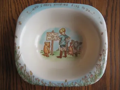 Vintage Disney Winnie The Pooh Melamine Bowl • $7.50
