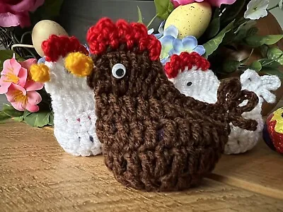 4 Handmade Crochet Easter Chick Cosy Egg Cover • £7