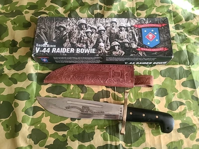 $52 • Buy  WW2 USMC RAIDER BOWIE V44 W/Sheath High Quality Reproduction Hard To Find!