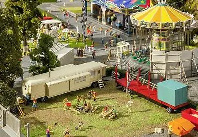 Faller 140480 Trailer And Caravans Fairground Kit IV • £39.50