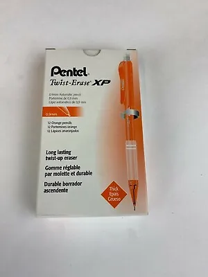 Pentel Twist-Erase XP Automatic Pencil With Lead And Eraser 0.9mm 12 Pack QE419F • $16.99