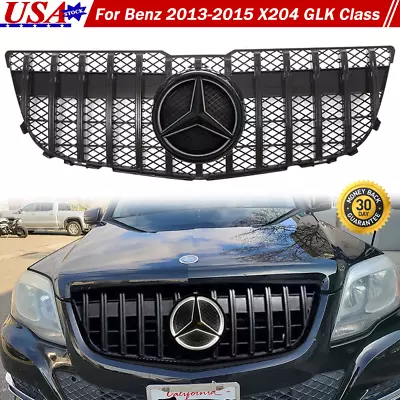 GTR Grille Grill W/LED Star For 2013-2015 Mercedes X204 GLK300 GLK250 GLK350 • $76.26