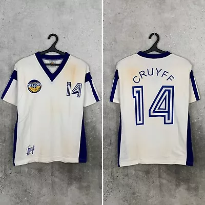Los Angeles Aztecs Remake Football Shirt #14 Cruyff Toffs Jersey Size M • $55.99