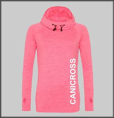  Sled Dog Spirit Canicross Cani Cowl Neck Cool Tech Female Hoody Husky Girls • £28.99