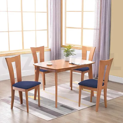$13.99 • Buy 2/4/6/8PCS Stretch Dining Room Chair Seat Covers Jacquard Removable Washable AU