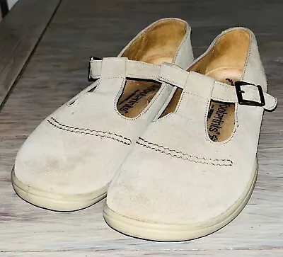 Birkenstock Women Shoe Footprints Casablanca Size 9 EUR 40 T Strap Pre Owned Tan • $39.99