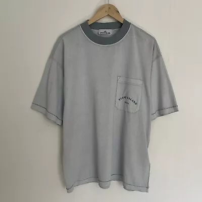 Stone Island Pocket Marina T Shirt - Size Medium • £90