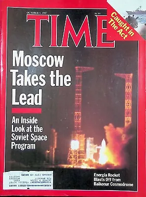 Time Magazine October 5 1987 Inside Look At The Soviet Space Program • $15.99