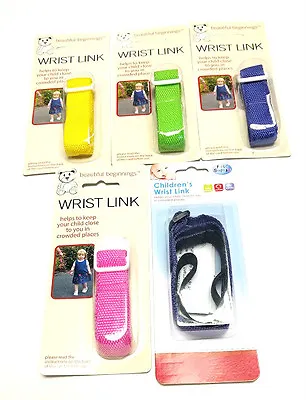 £3.95 • Buy Wrist Links Child Toddler Safety Adjustable Strap Bracelet Chain Rein Harness 