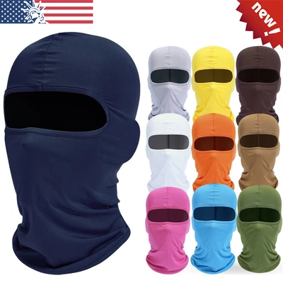 $2.99 • Buy Balaclava Tactical Full Face Mask UV Protection Ski Sun Hood Cover For Men Women