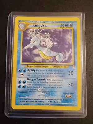 Pokémon TCG Kingdra Neo Genesis 8 Holo Unlimited Holo Rare • $8.50