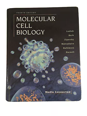 Molecular Cell Biology Hardcover Textbook By Lodish & Berk 4th Edition W/CD-Rom • $19.99