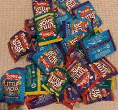 Coles Little Shop 1 Minis Collectables  Unopened 30 Minis Full Set Guarantee 🤡 • $79