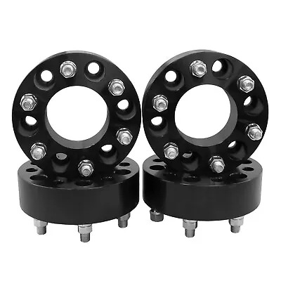 4 QTY 2  Black Wheel Spacers 6x135 Ford Expedition F150 Lincoln Navigator 14x2 • $100.50