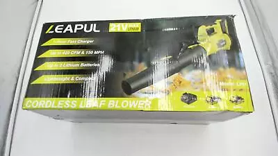 LEAPUL Leaf Blower 21V Electric Cordless Leaf Blower... • $59.12