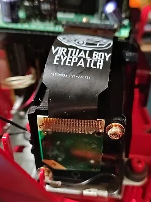 Nintendo Virtual Boy Eyepiece Ribbon Send In Lines Repair • $40