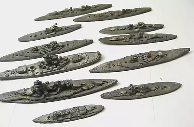 (11) Cast Metal Waterline Ship Models 1:1200 Scale ??? • $10