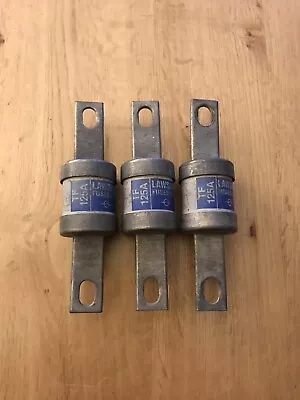 £19.99 • Buy Lawson 125 Amp BS88 TF125 HRC GG Industrial Fuse Set Of 3