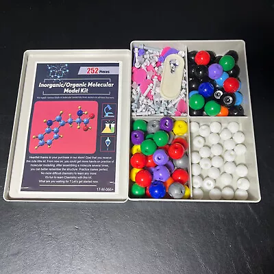 $21.49 • Buy Inorganic/Organic Molecular Model Kit 252 Pueces