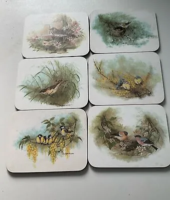 6 Kelsey Melamine Coasters Boxed Birds • £5