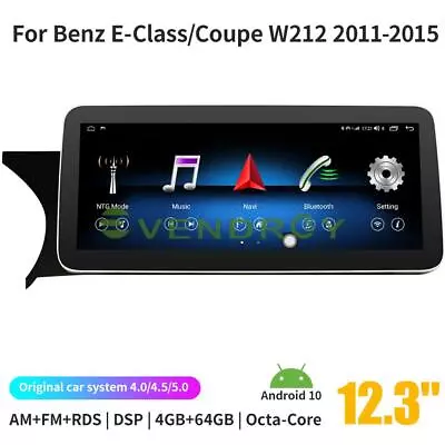 12.3 For Benz E-Class/coupe W212 2011-15 Car GPS Radio Stereo Navigation  4G+64G • $628.86