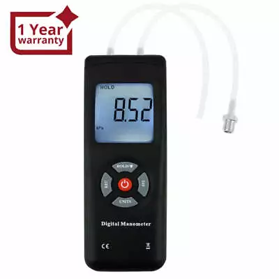 $77.90 • Buy Professional Digital Manometer, Portable Handheld Air Vacuum/ Gas Pressure Gauge