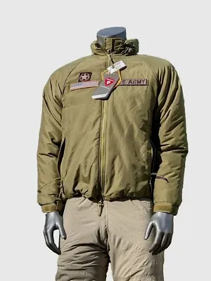 US Army Gen 3 Level 7 PCU ECW PrimaLoft Cold Weather GREEN Parka Jacket RUN BIG • $211