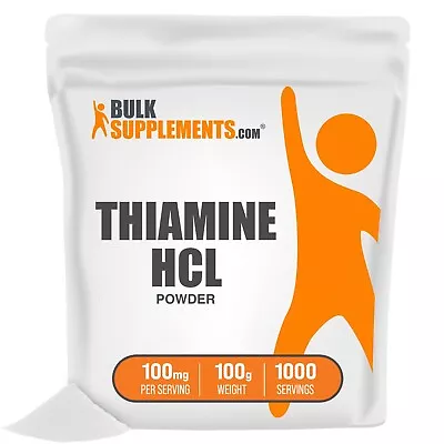 BulkSupplements Thiamine HCI (Vitamin B1) Powder • $16.96