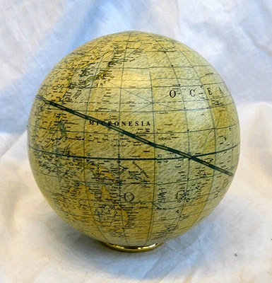 $11.07 • Buy Cook Miniature Globe On Brass Ring Stand - Antique Style Globe