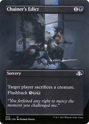 MTG Magic The Gathering Chainer's Edict (425/481) Dominaria Remastered NM • $0.99