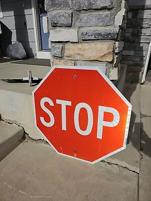 STOP Signs 30  Retired Municipal  Weathered  Non-reflective 6 Available  • $35