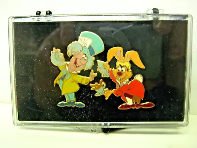 Disney Mad Hatter & March Hare From Alice In Wonderland Pins CAST EXCLUS LE 2000 • $26.21