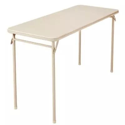 Cosco Folding Serving Table 20  X 48  Antique Linen • $64.99