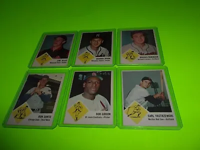 $32.13 • Buy Vintage 1963 Fleer Baseball Cards Lot, Hall Of Famers, Yaz, Gibson, Santo, +++++