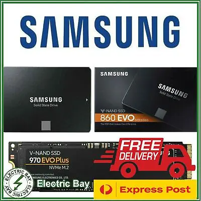 $69 • Buy Samsung SSD 1TB 500GB 2TB 980 970 EVO PLUS M.2 NVMe PCIe 2.5  SSD 860 EVO 
