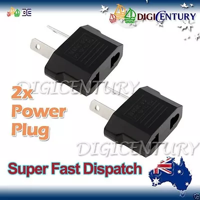 $5.89 • Buy 2x USA EU EURO ASIA To AU AUS AUST AUSTRALIAN POWER PLUGs TRAVEL ADAPTER