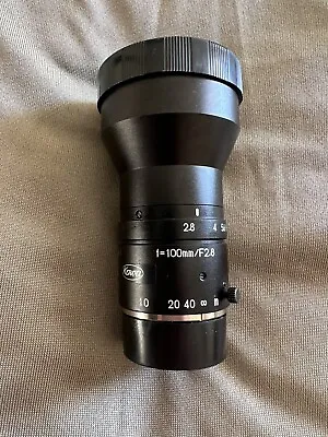 KOWA F=100mm/F2.8 2/3” Type Sensor C-Mount Lens LM100JCM1S NEW NO BOX • $89