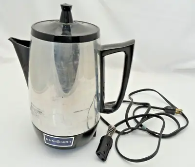 Vintage General Electric 8 Cup Automatic Coffee Percolator Works • $21.99