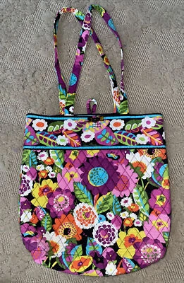 $32.39 • Buy Vera Bradley Va Va Bloom Tote Carryall Shoulder Bag Quilted Large 13  X 14 NWOT