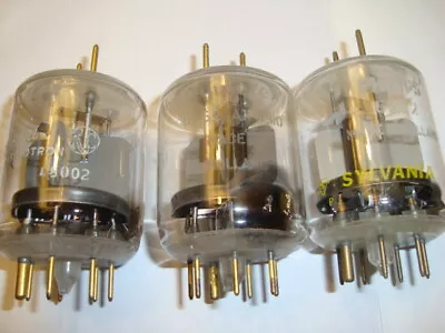 Three  6252 Tubes Philips Made For Sylvania & Rogers            • $29