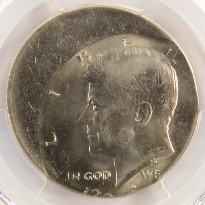 1976-D 50c Bicentennial Half Struck 25% Off-Center PCGS MS63 • $594