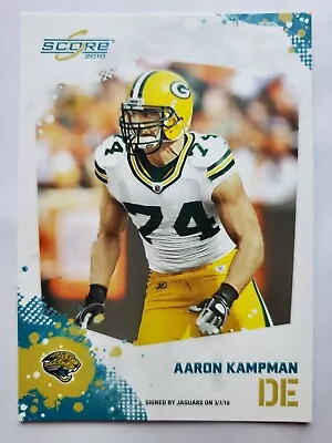 2010 Panini Score Base Aaron Kampman Jacksonville Jaguars  • $1.49