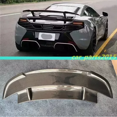 Fits FOR MCLAREN MP4-12C 650S DM STYLE REAL CARBON FIBER REAR TRUNK SPOILER WING • $1256.39