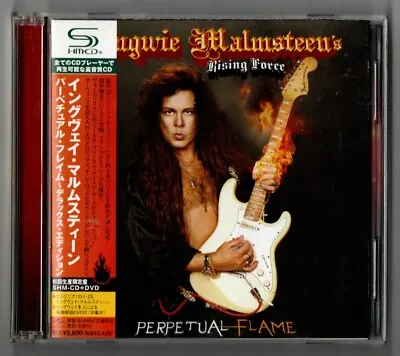 Yngwie Malmsteen's Rising Force: Perpetual Burn Cd / Dvd Japanese Import Oopp • $54.99